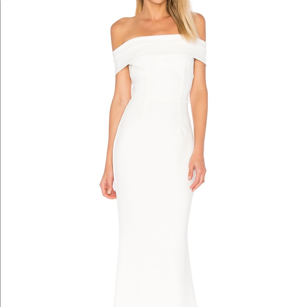 NWT Katie May long white dress